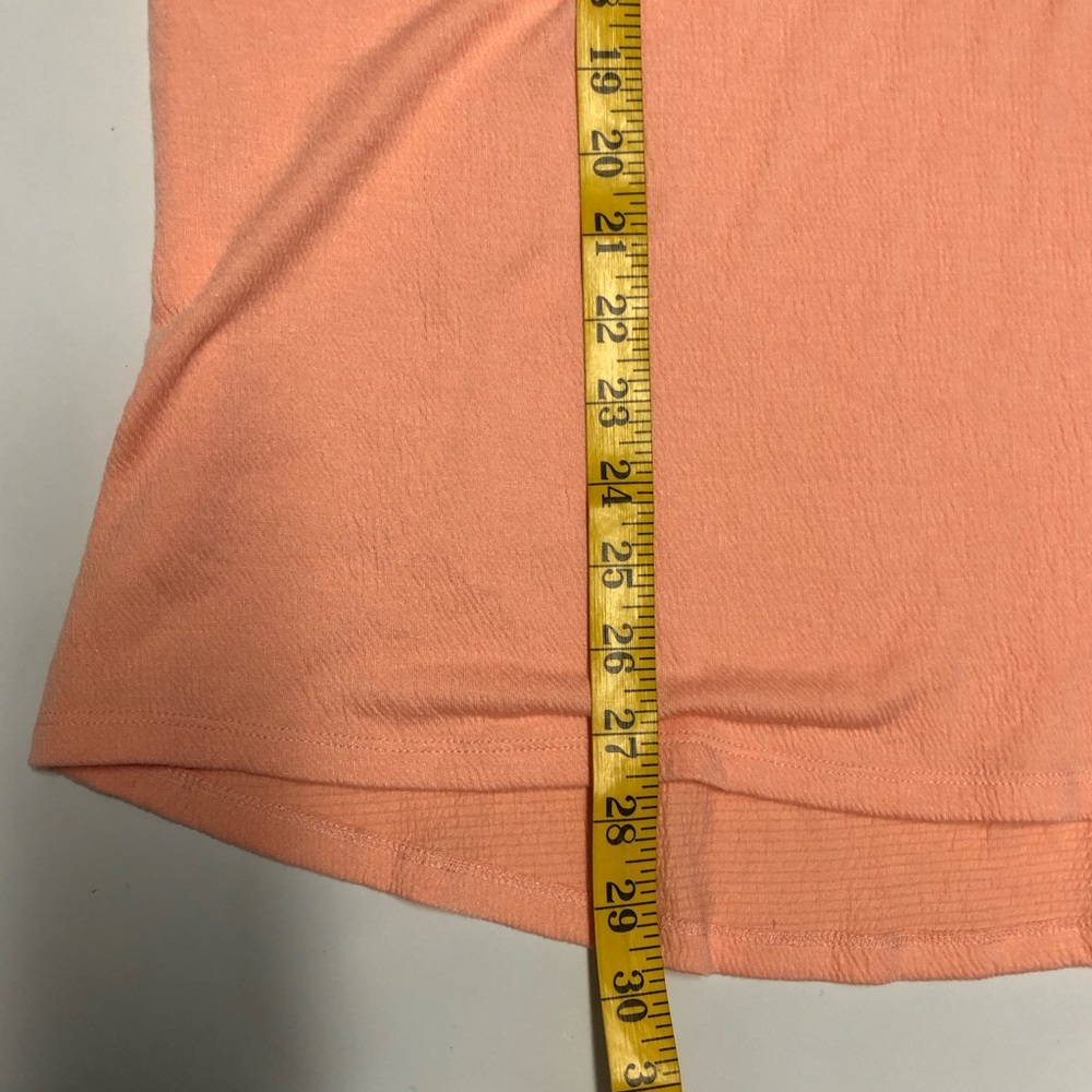Lane Bryant coral Cap Sleeve Knit Top Size-14/16 - Picture 6 of 12